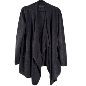Barefoot Dreams women’s black grey size M/L cozy chic light island cardigan